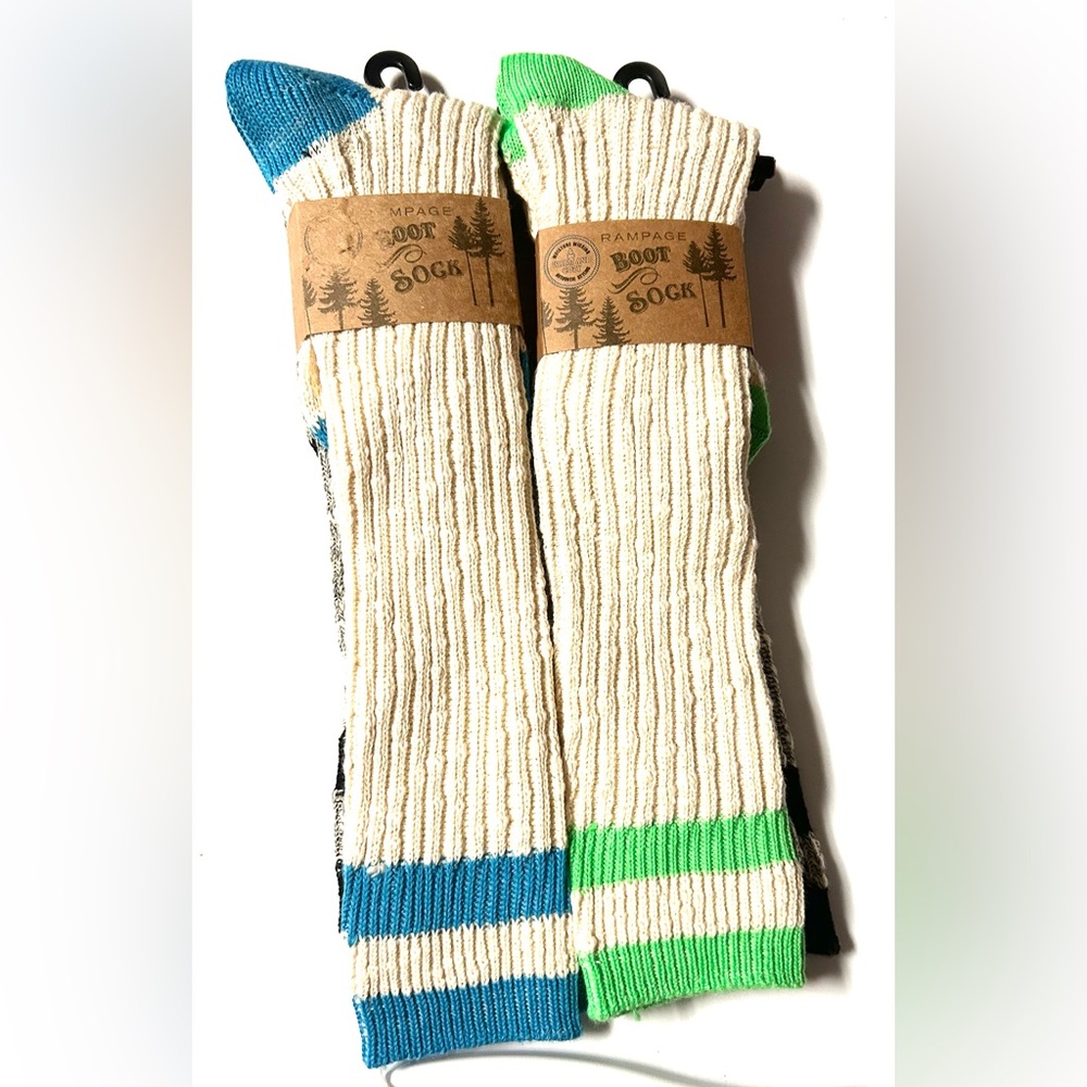 Rampage Woman’s Boot Socks 4 Pairs Shoe Size 6.5 - 10 NEW